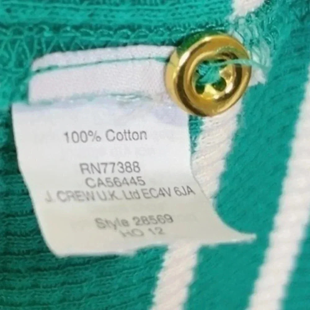 J.Crew Thermal Henley Striped Long Sleeve Top - Picture 8 of 12